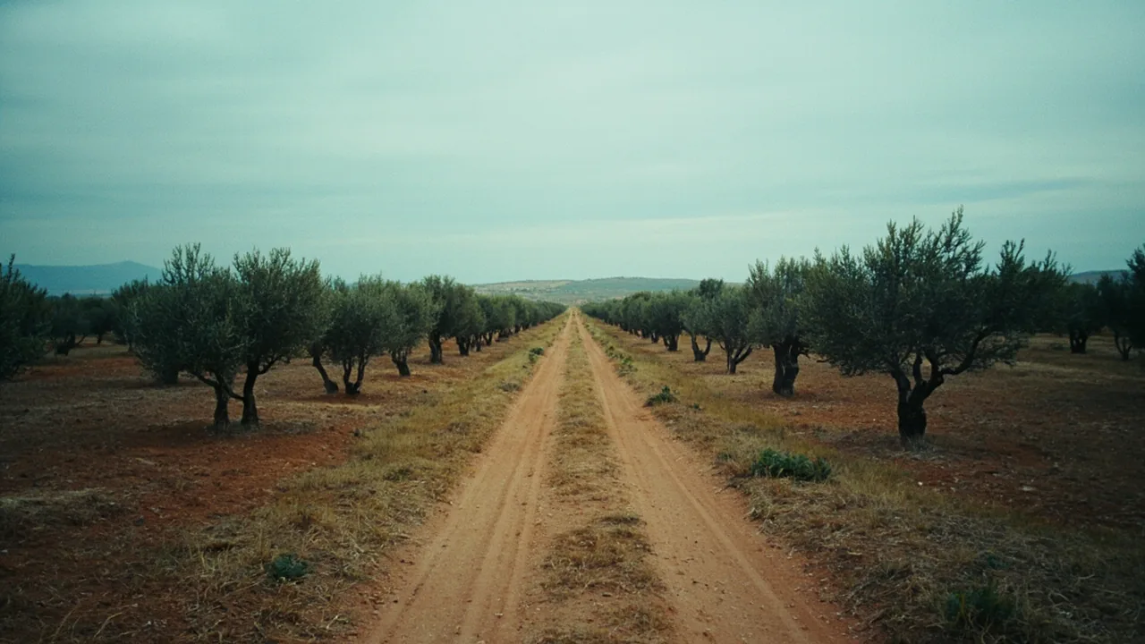 Segregación de finca: parcela rústica dividida por un muro de piedra en España