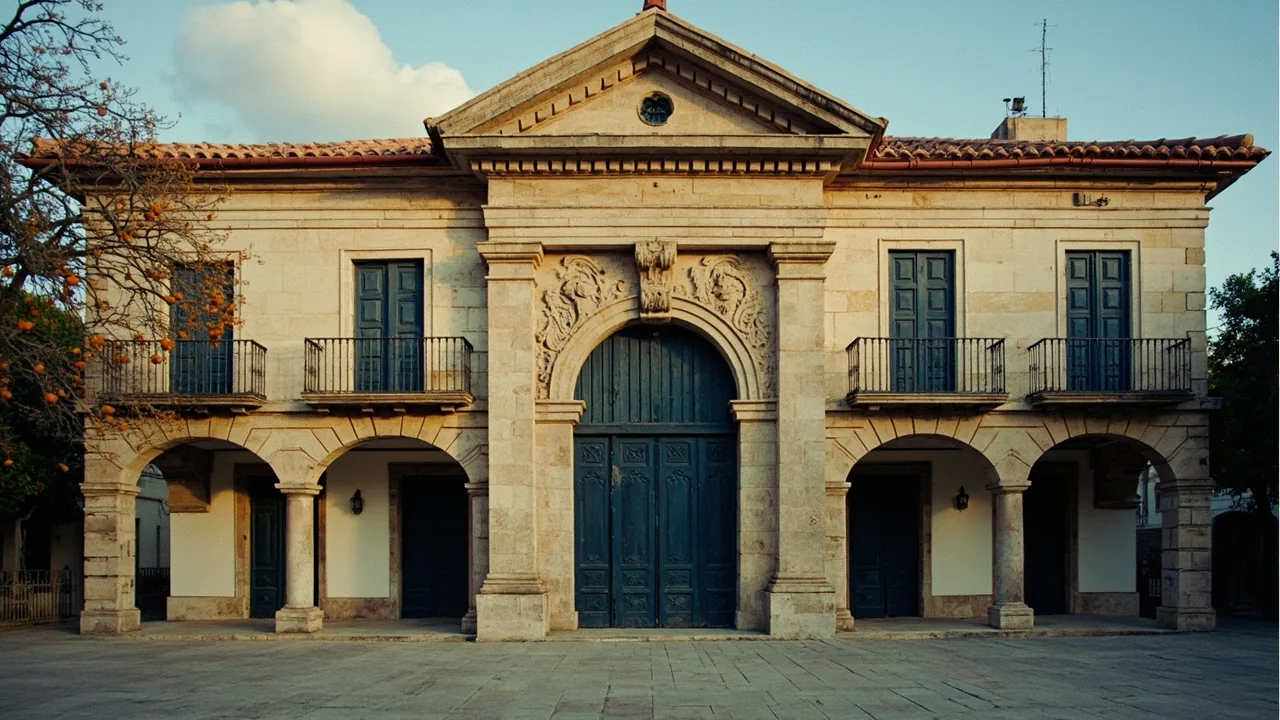 Plusvalía municipal al vender mi parte heredada: fachada de un ayuntamiento español