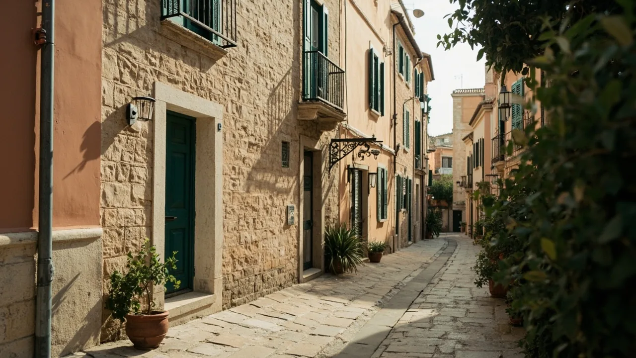 Vender proindiviso en Islas Baleares: casas de piedra de Mallorca con persianas verdes, donde compramos proindivisos
